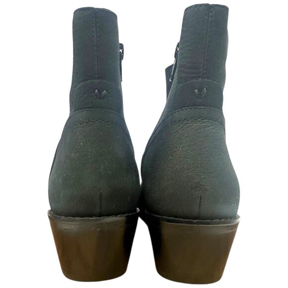 Vionic Roselyn Ankle Boots Women's Size 7 Black Leather Weather Resistant - Picture 6 of 7